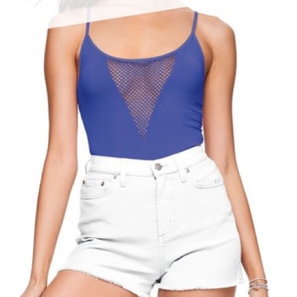 NWT Victoria’s Secret Pink Mesh Tank Bodysuit S - Picture 2 of 6